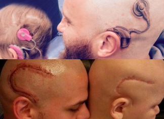 5 pais que fizeram tatuagens semelhantes a de doenças ou cicatrizes de seus filhos para homenageá-los