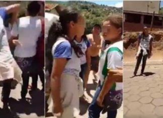 Garota leva soco no rosto e deixa agressora sem reação apenas com suas palavras; Vídeo