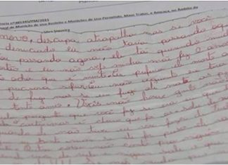 Menina de 12 anos manda carta para vizinho denunciando o pai: ‘Vocês não me ouvem…
