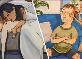 14 ilustrações que mostram o verdadeiro amor entre um casal quando ninguém está vendo