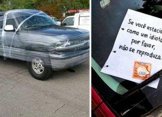 12 Fotos engraçadas de vinganças contra motoristas que estacionam mal