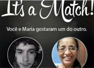 Jovem dá “match no Tinder” com senhora de 70 anos e conversa bomba na internet