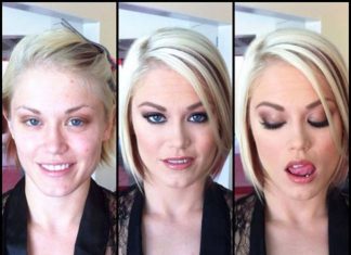 30 fotos que mostram estrelas do entretenimento adulto com e sem maquiagem
