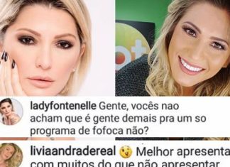 Barraco: Fontenelle questiona contratação de Lívia Andrade pelo SBT e ela responde