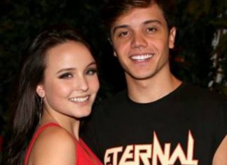 Larissa Manoela é detonada na internet após postar foto “lambendo” a boca do namorado