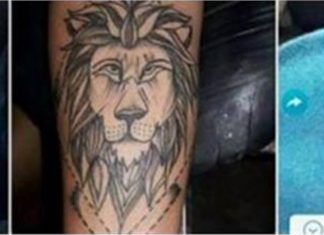 A Triste História Da Tatuagem De Leão Vesgo
