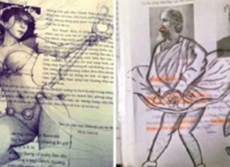 Os 12 atos de vandalismo hilários e incríveis feitos em livros escolares