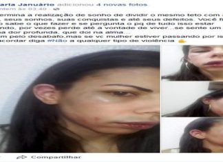 Mulher é agredida por namorado e posta fotos no facebook indignada!!!