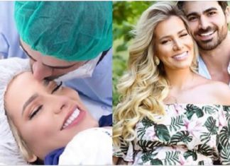 Ex-BBB Adriana mostra vídeo de parto e detalhe inusitado chama atenção dos internautas